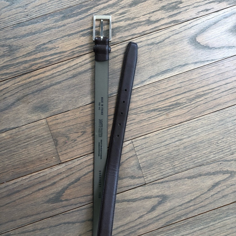 2/$10 or 5/$20 French leather belt in brown